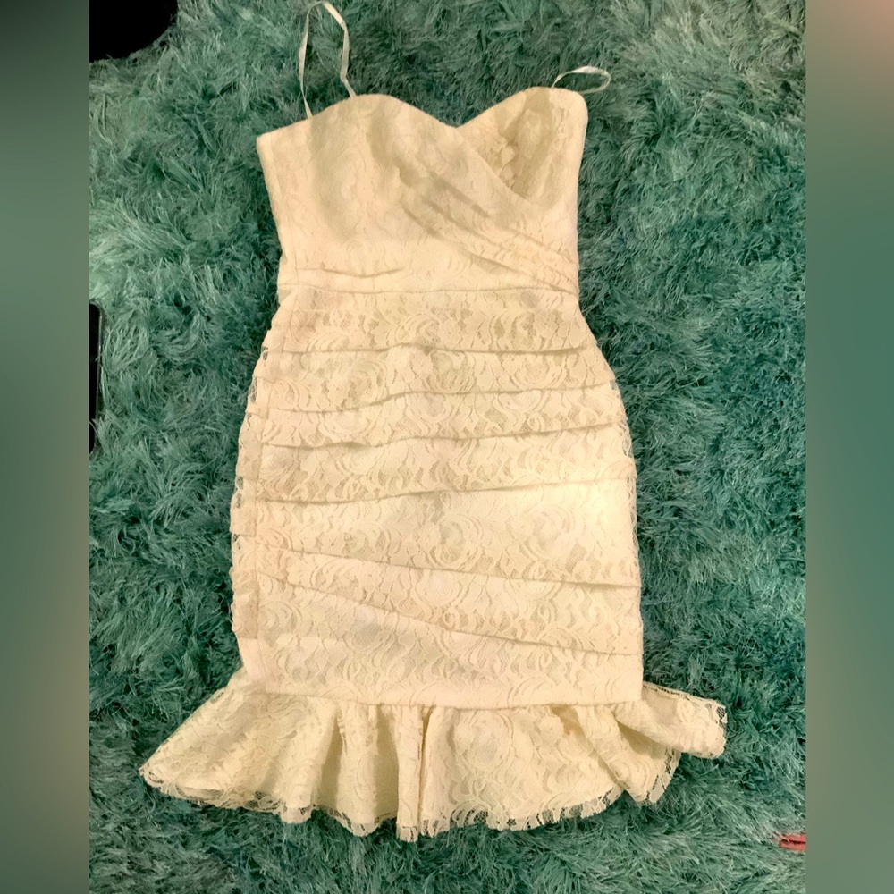 Jill Stuart lace white dress
